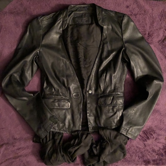 All Saints Leather Jacket - Picture 5 of 10